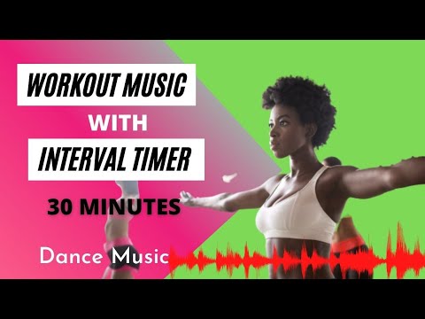 Workout music with an interval timer [30/30 tabata]