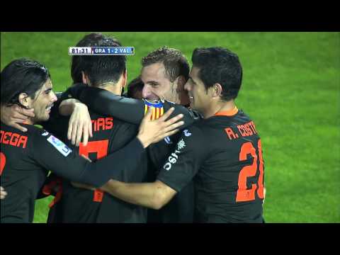 Gol de Piatti (1-2) en el Granada CF - Valencia CF - HD
