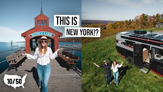 New York is INCREDIBLE! - Perfect Fall Colors RV Road Trip in The Finger Lakes 🍁