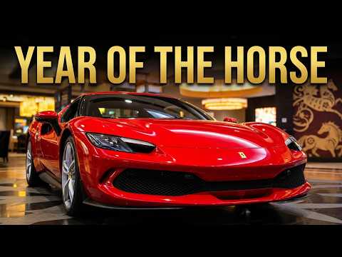 Signature Built custom Ferrari giveaway display at Pechanga Resort Casino filmed by SeanShotThat