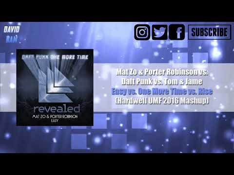 Easy vs. One More Time vs. Rise (Hardwell UMF 2016 Mashup) [David Nam Remake]