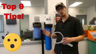 Top 9 Tips for Water Filter Owners