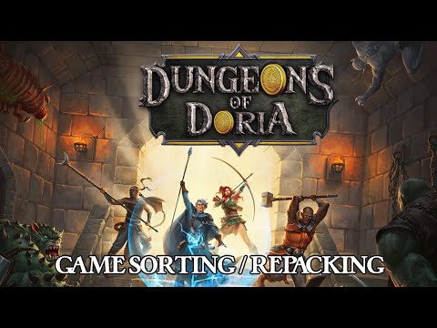 Dungeons of Doria - Sorting all components back into the box