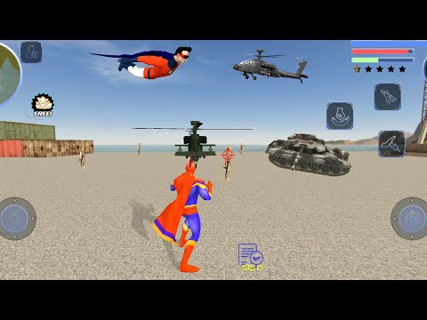 Energy Joe (Energy Man Attack Army Base) Energy Joe Destroyer Army Helicopter - Android Gameplay HD