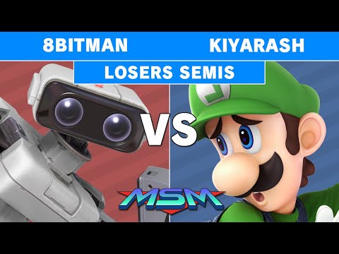 MSM Online 38 - 8BitMan (ROB) Vs. Kiyarash (Luigi) Losers Semis - Smash Ultimate