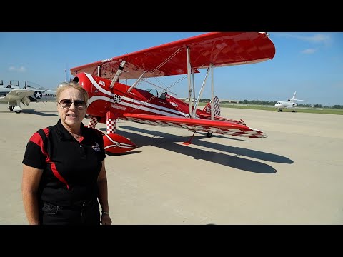Susan Dacy talks about "Big Red" - her Stearman stunt plane