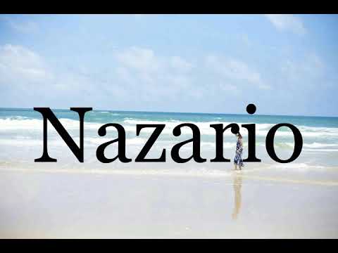 How To Pronounce Nazario🌈🌈🌈🌈🌈🌈Pronunciation Of Nazario