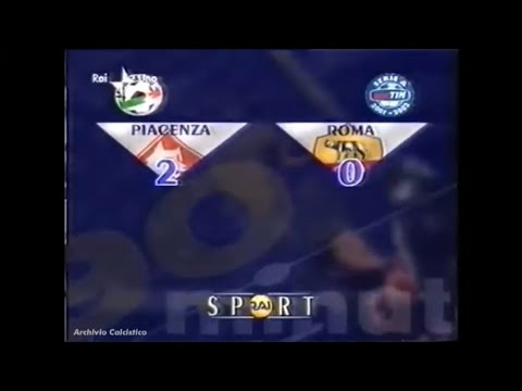 Serie A 2001-2002 - 3a - Piacenza - Roma 2-0