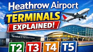 Heathrow Airport Terminals Explained | T2, T3, T4, T5 Guide