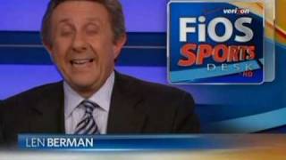 WNBC - Len Berman's last sportscast 2009