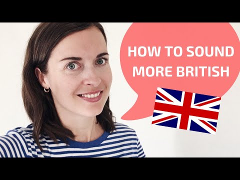 Part of a video titled How to sound British | How to speak with a British accent - YouTube