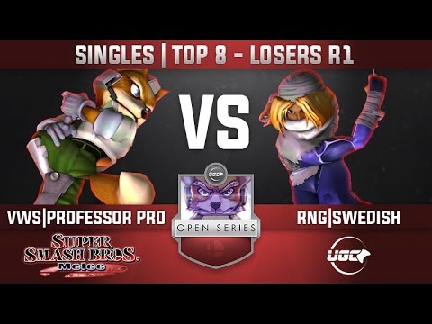UGC Smash | VWS|Professor Pro (Fox) v RNG|Swedish (Shiek) - Singles Losers R1