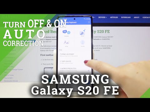 How to Turn On SwiftKey Keyboard Autocorrection in SAMSUNG Galaxy S20 FE – Keyboard Settings