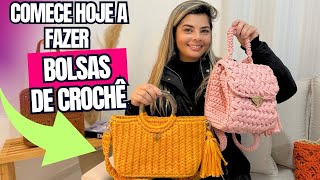 QUER APRENDER A FAZER BOLSAS DE CROCHÊ INCRÍVEIS?