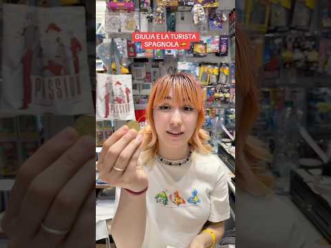 Giulia e la turista spagnola🇪🇸 #starshock #starshoproma #manga #fumetteria #negozio #clienti