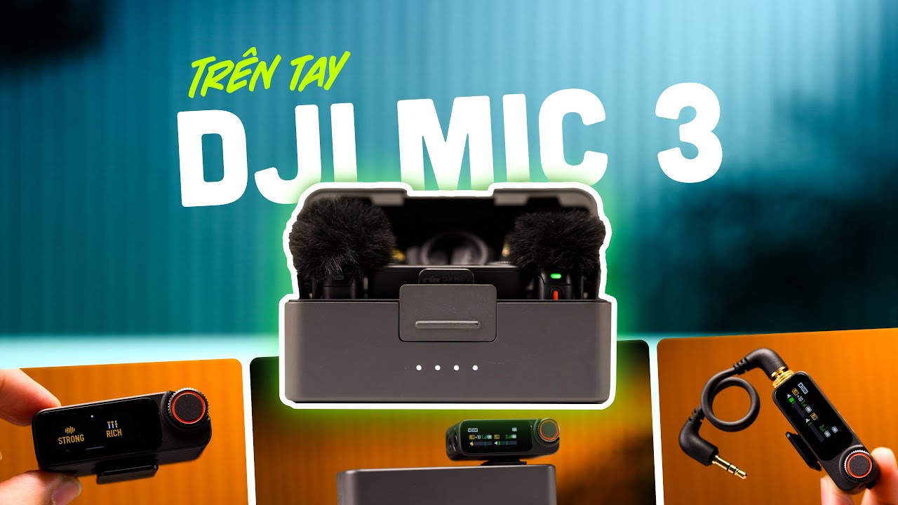 Micro không dây mini DJI Mic 3 - Hàng Chính Hãng, Giá Tốt 2