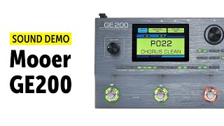 Video thumbnail for Mooer GE200 Sound Demo (no talking) by Guitar Bonedo