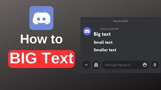 How to Make BIG Text in Discord - Send Bold & Bigger Text on Discord Trick