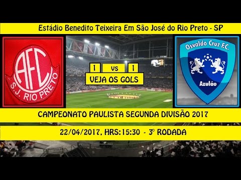 CAMPEONATO PAULISTA 2° DIVISÃO 2017 AMÉRICA-SP ...