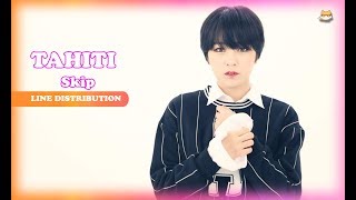 Line Distribution: Tahiti - Skip (Live Ver.)