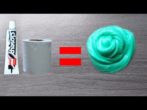 Como fazer slime de pasta de dente e papel higiênico