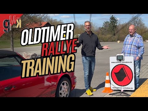 Oldtimer-Rallye-Training mit Patrick Weber - Richtig mit dem Oldtimer durch die Lichtschranke fahren