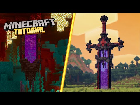 Minecraft | 🔥 How to build a Nether Sword Portal