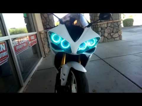 Yamaha R1 Custom Halo Headlights