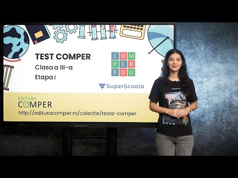 Test Comper - Etapa 1 - 2 - Română - Clasa a III-a
