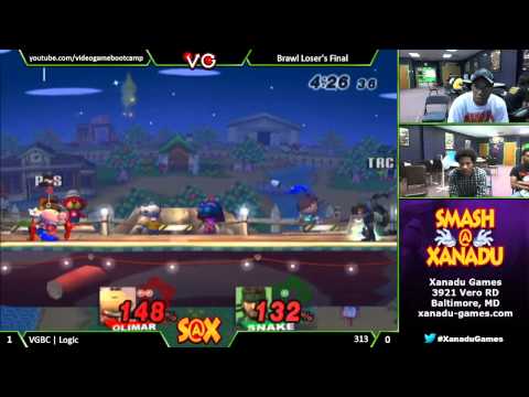 S@X Weekly - VGBC | Logic Olimar) Vs. 313 (Snake) Brawl Singles LF - SSBB
