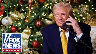 MUST-WATCH: Trump take calls from children tracking Santa