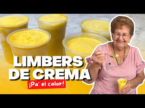 LIMBERS DE CREMA refrescante al estilo boricua ¡Fáciles de hacer! 🧊