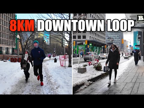 Downtown Loop From Bloor-Yonge | Toronto Winter Walk (Jan 2026)