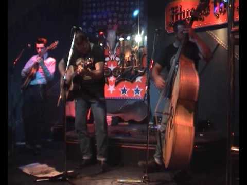 salt flat trio  rockabilly band playing Rave on cover of a buddy holly song