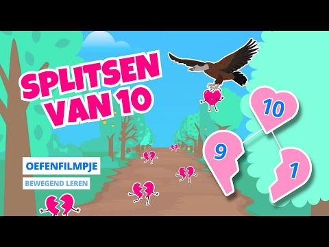 Rekenen groep 3 | Splitsen van 10 | Bewegend Leren | Hee Hoo