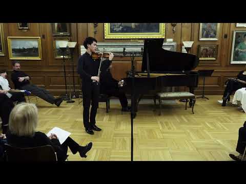 Kevin Zhu, violin - Wieniawski Faust Fantasy, Op  20 for Violin and Piano