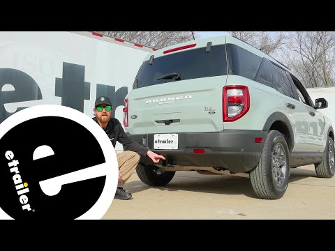 etrailer | 2023 Ford Bronco Sport Curt Trailer Hitch Receiver: Complete Installation