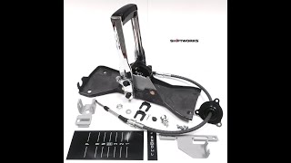 SW1002-RVB Automatic Transmission Floor-Mount Shifter for 1970-1971 Chevy Camaro THM350/TH350/THM400/TH400 [Reverse Pattern] - video thumbnail 2
