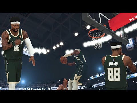 My BEST Self Lob Ever | 100% 3's | Playoff R1G3 - NBA 2K20 My Career EP 95