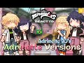MLB Adrinette Versions React To Love Square Adrinette AU S Marinette Adrien GCRV