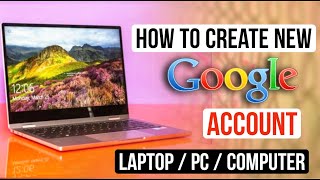 How To Create Google Account In Laptop Windows 10 & 7 | Gmail Id Kaise Banaye 2023