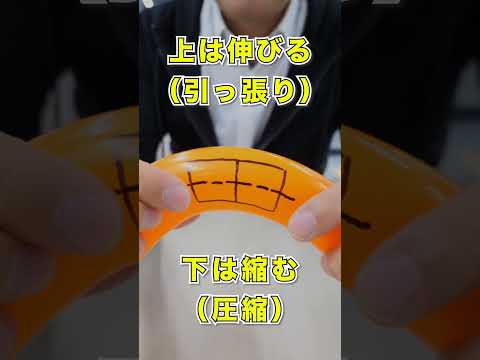 材料力学はモノの変形を扱う学問です！（工学部 機械機能工学科 山本 創太 教授） #shorts
