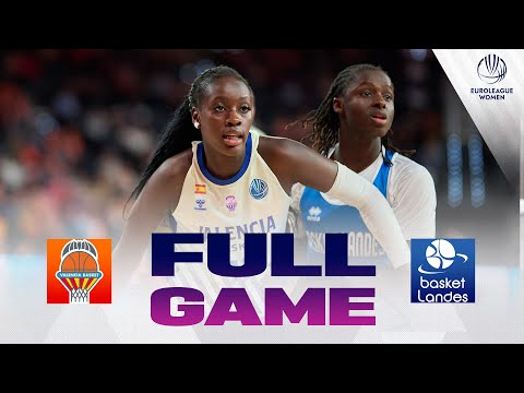 LIVE - Valencia Basket Club v Basket Landes | EuroLeague Women 2025-26 | Second Round