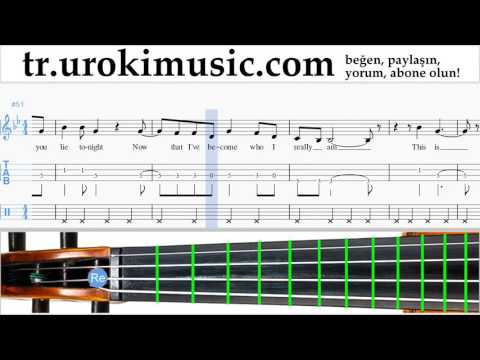 Keman dersleri Ariana Grande - Break Free Notalar Eğitim Bölüm#2 um-723