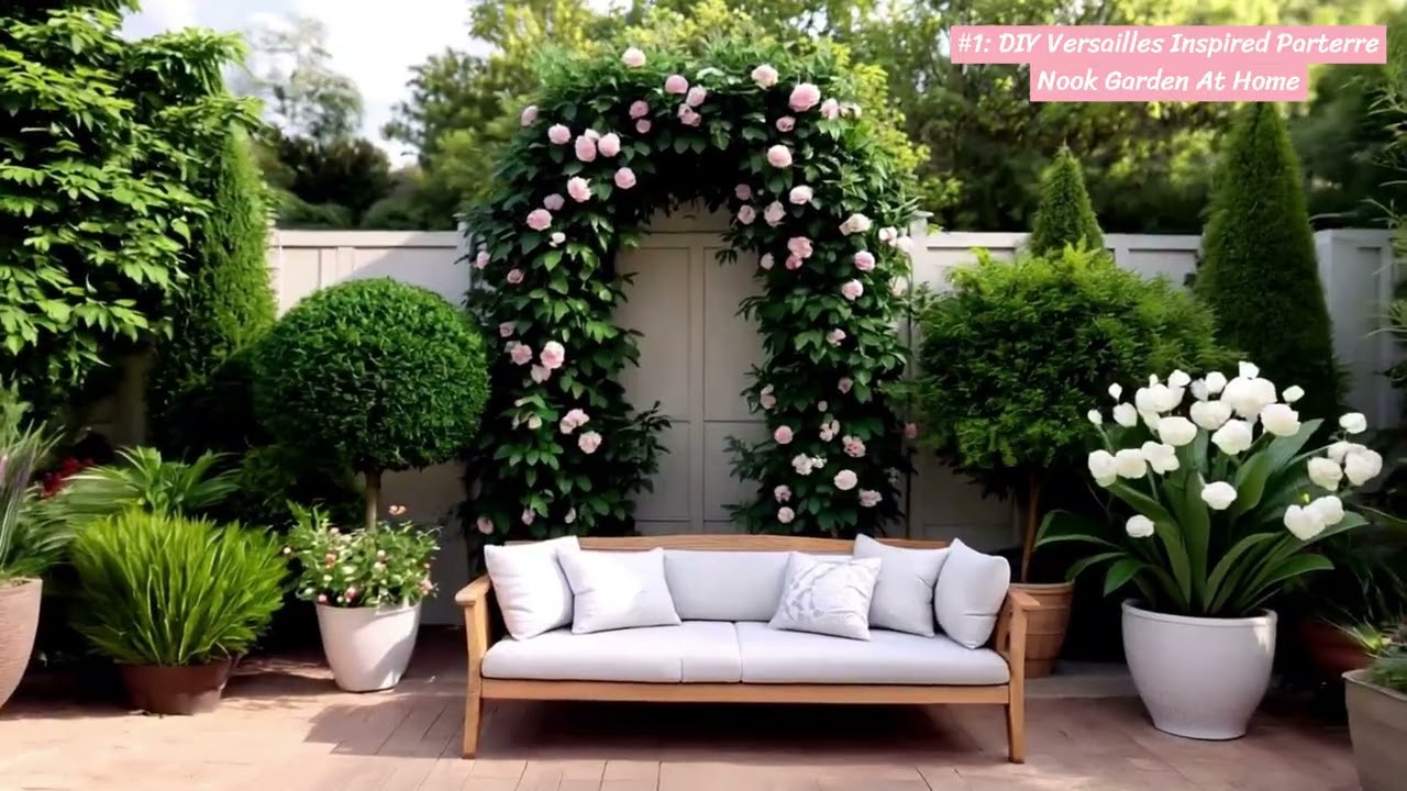 3 DIY Versailles Inspired Gardens 🌿 | Transform Your Backyard Into a French Parterre