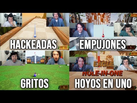 LAS MEJORES HACKEADAS| EMPUJONES| GRITOS Y HOYOS EN UNO!! EN GOLF IT |FARGAN Y WILLY| #4
