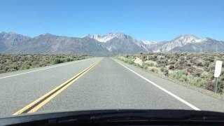 preview picture of video 'High Sierra Fall Century Bike Ride: R_Benton Crossing Road at Owens River to Finish Area'