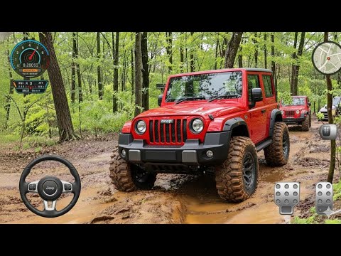 4x4 Offroad Jeep Driving Simulator 3D - Drive SUV 4x4 jeep Offroad Game - Android GamePlay