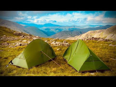 Wild Camping on the HIGHEST Mountain in England | Scafell Pike, Lake District | Best view ever?
