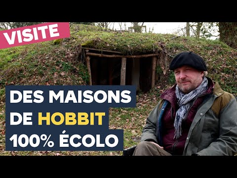 , title : 'Il a construit des véritables maisons de Hobbit.'